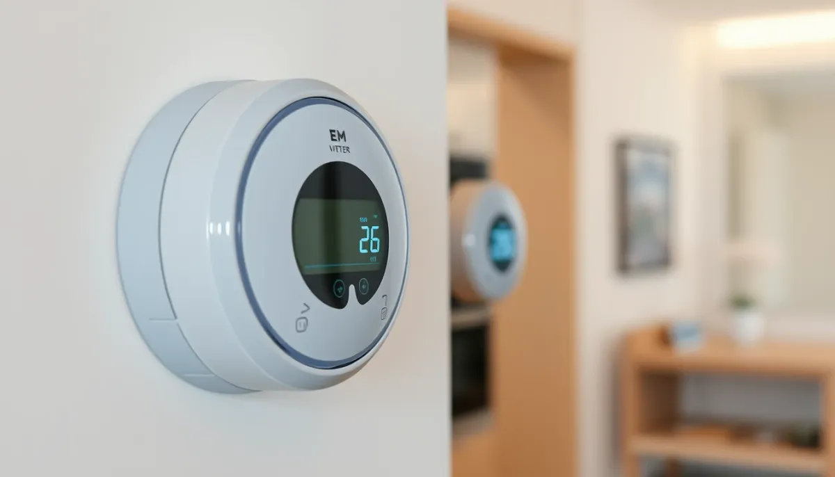 Compteur électrique intelligent et thermostat mural pour suivre la consommation