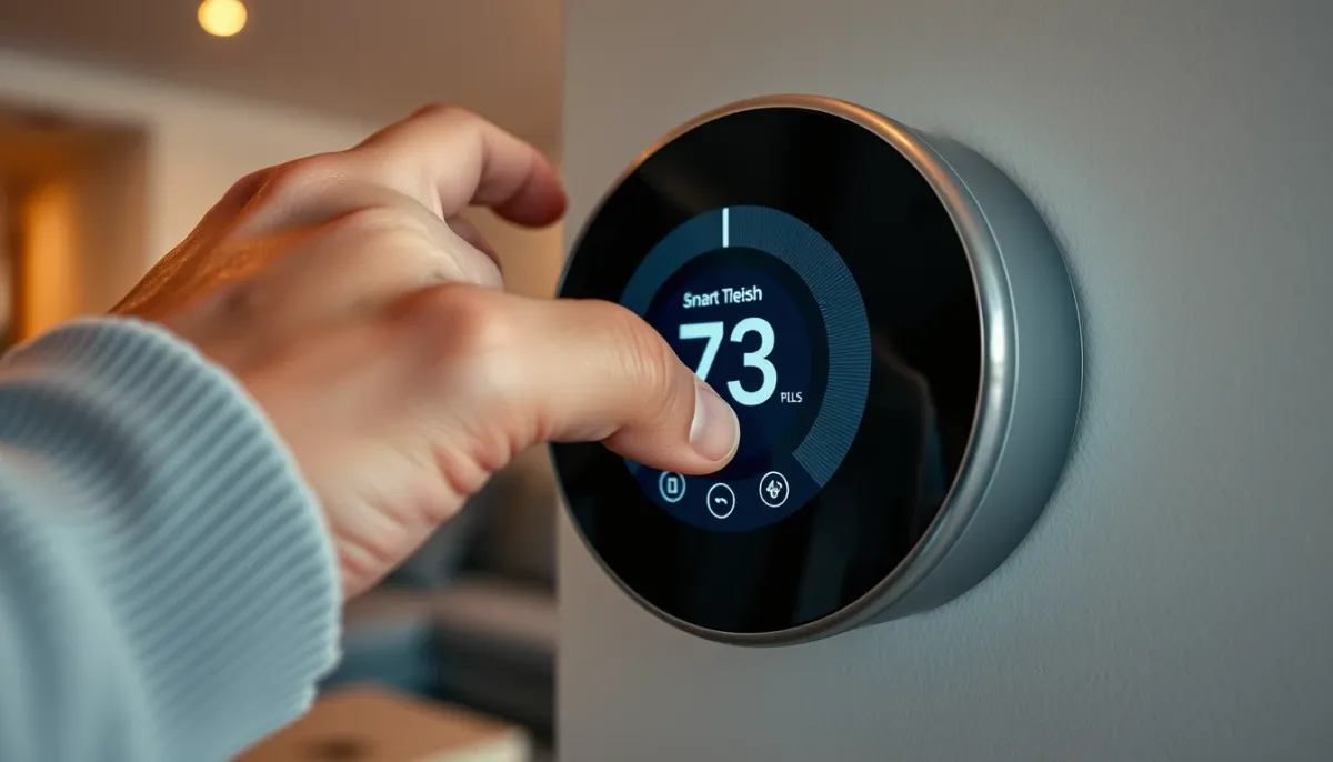 Thermostat intelligent contrôlant une pompe à chaleur Atlantic Alféa